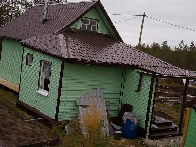 Замена крыши пристройки в поселке Лесной