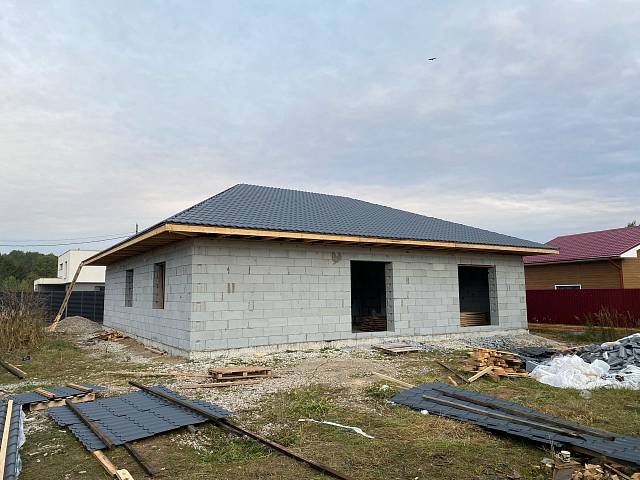 Устройство крыши частного дома в деревне Медведково