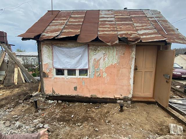 Строительство и отделка пристроя к дому с частичной заменой крыши в деревне Зыбино